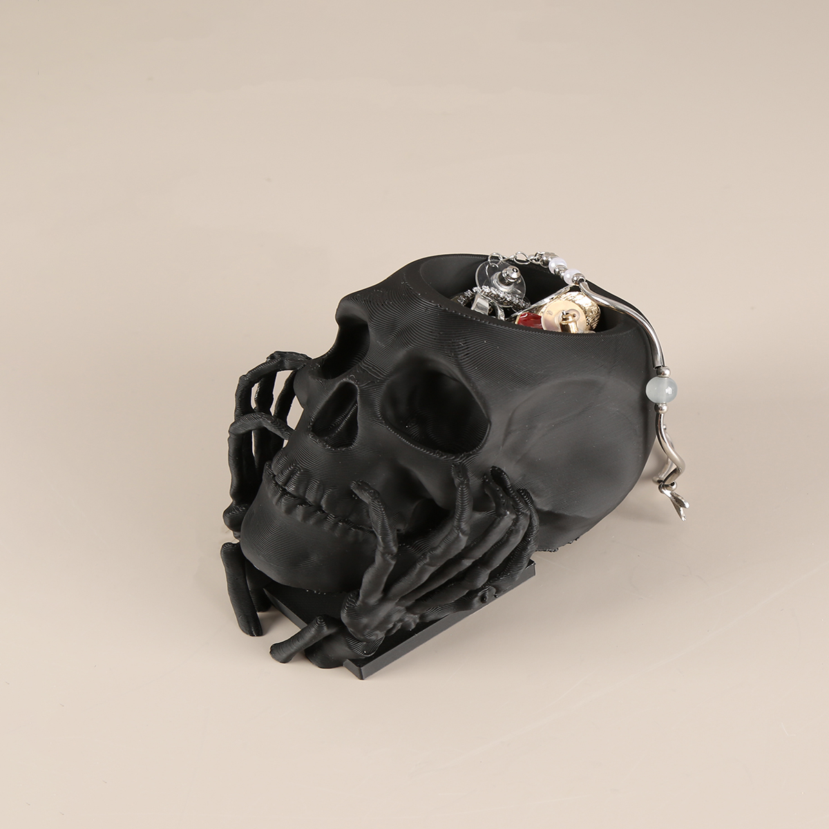 Body Jewelry Organizer - 1 Piece Dark - style Skull
