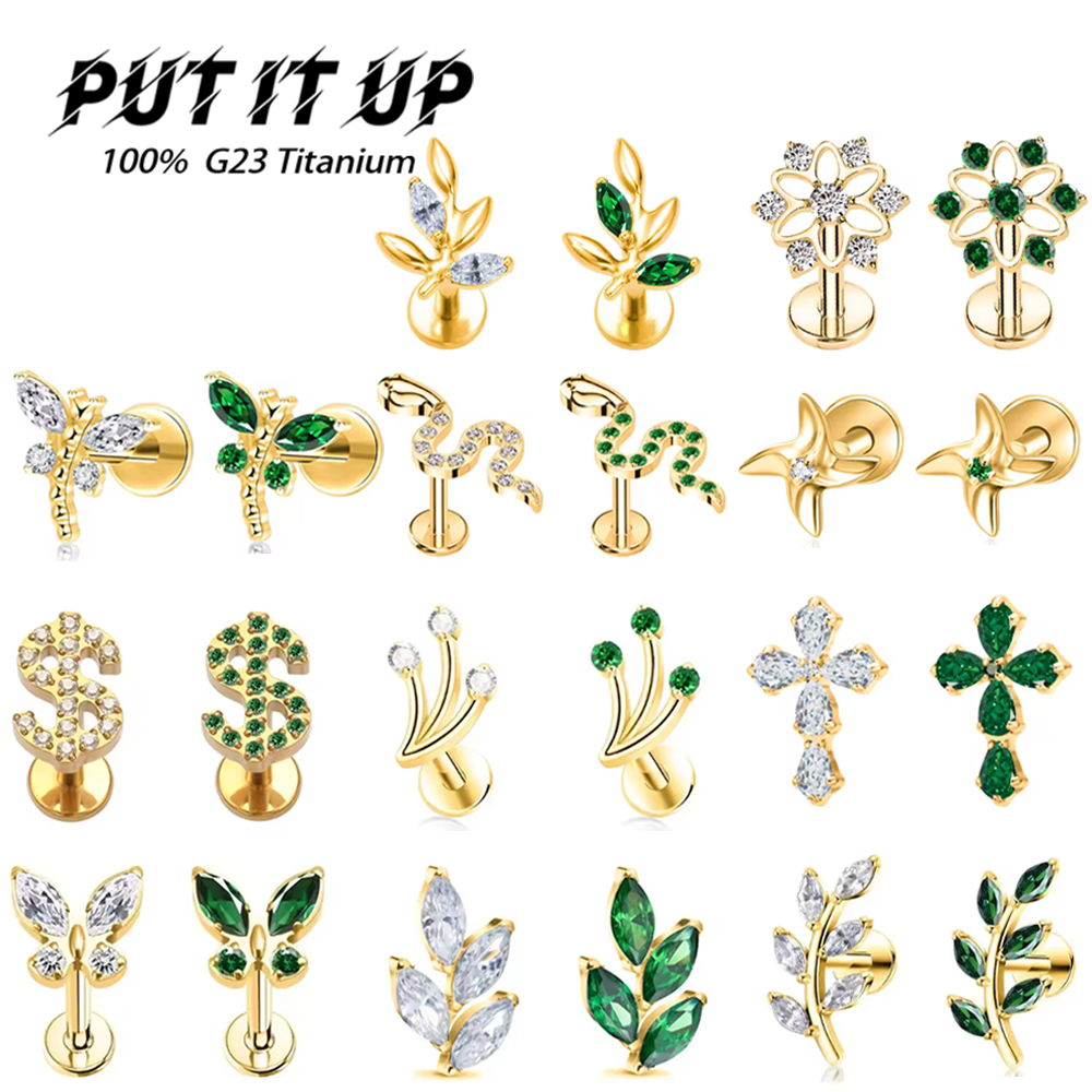 Qualiti Body Jewelry - F136 Titanium Alloy High-Quality White and