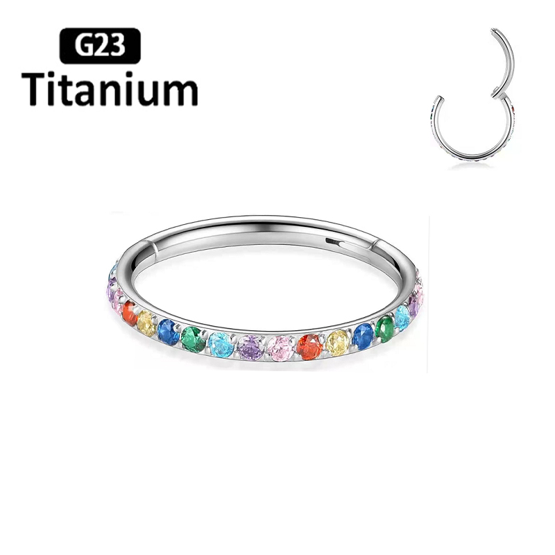 ASTM F136 Titanium Earrings Hi - Qualiti Body Jewelry reseña y precio