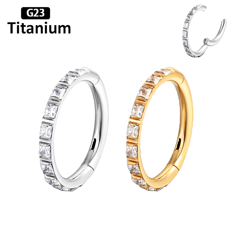 ASTM F136 Titanium Earrings Hi - Qualiti Body Jewelry reseña y precio