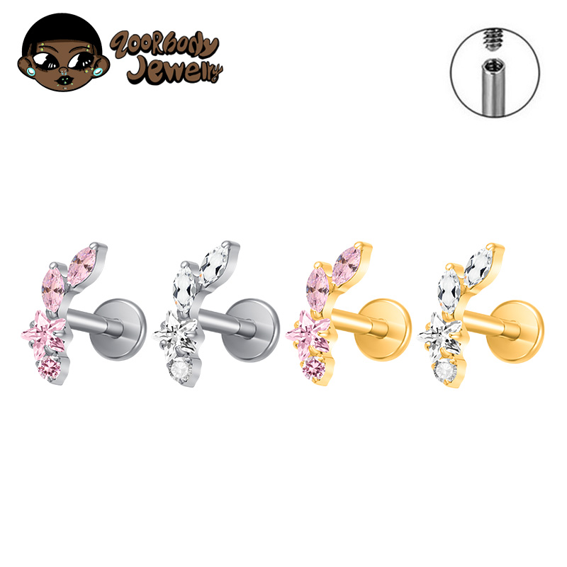 ASTM F136 Titanium Constellati - Zoor Body Jewelry reseña y precio