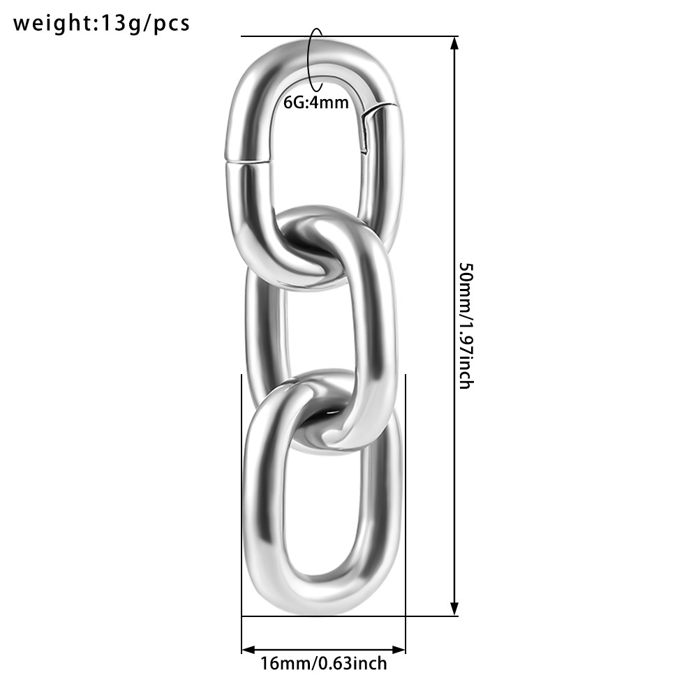 Vankula 2PCS Stainless Steel 4 - Body Jewelry Hangers reseña y precio