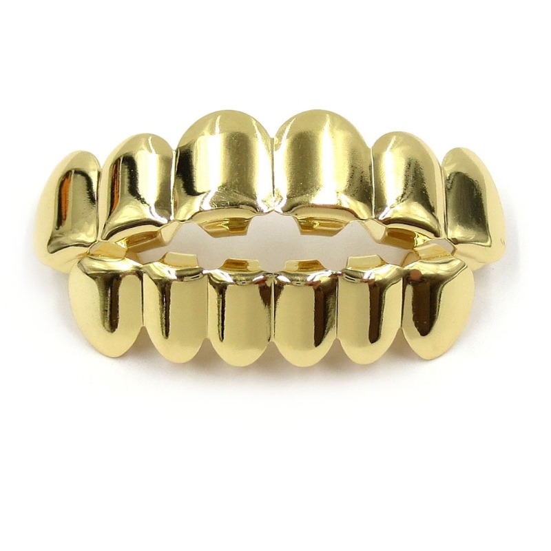 Gold Silver Plated HIP HOP Tee - Body Jewelry Real Gold reseña y precio
