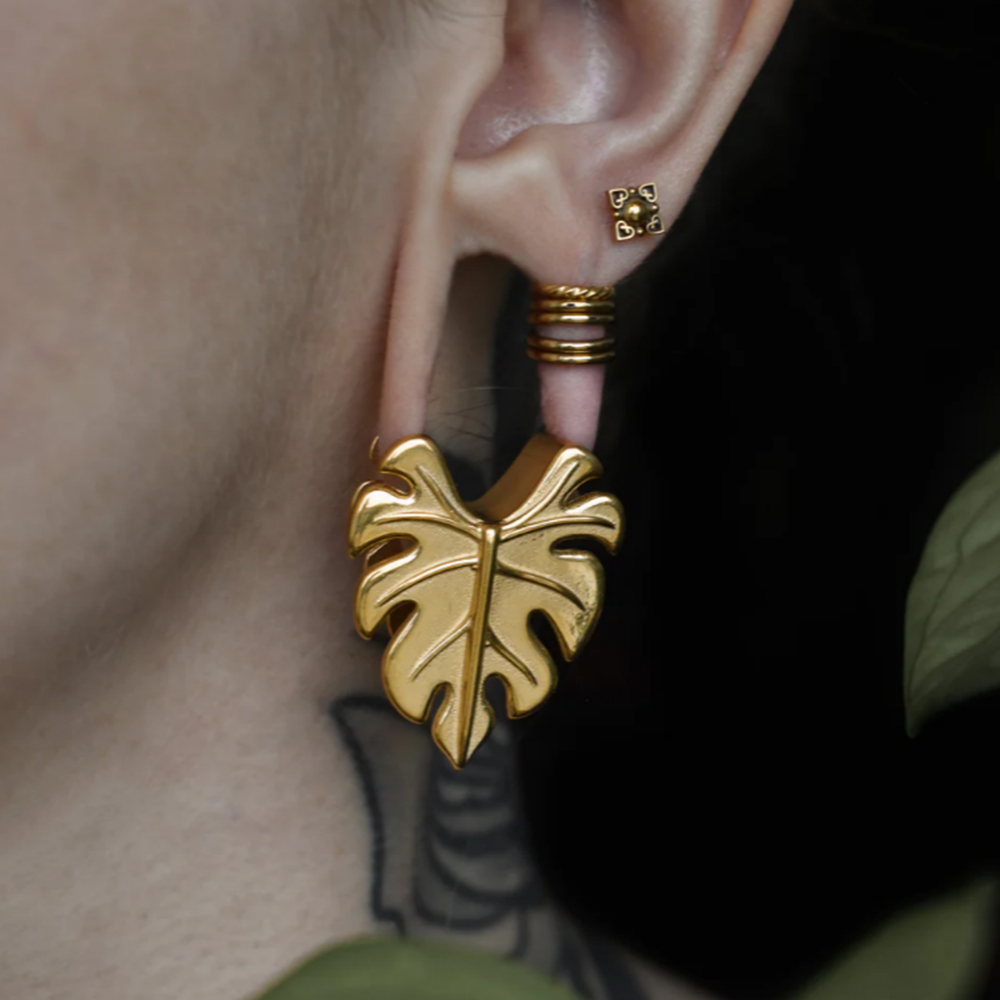 Vanku 2PCS Leaves Open Saddle  - Body Jewelry Hangers reseña y precio