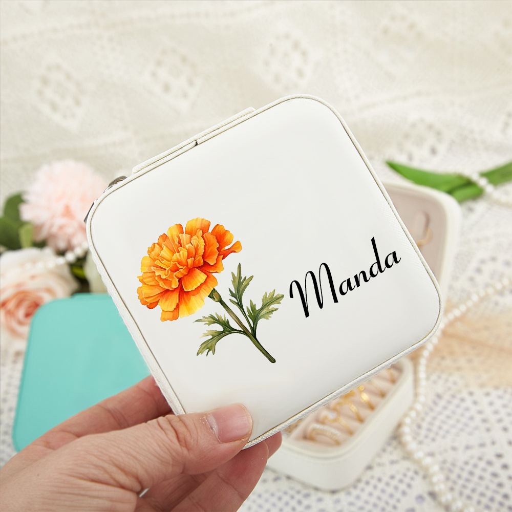 Customized name jewelry box, p - Body Jewelry Organizer reseña y precio