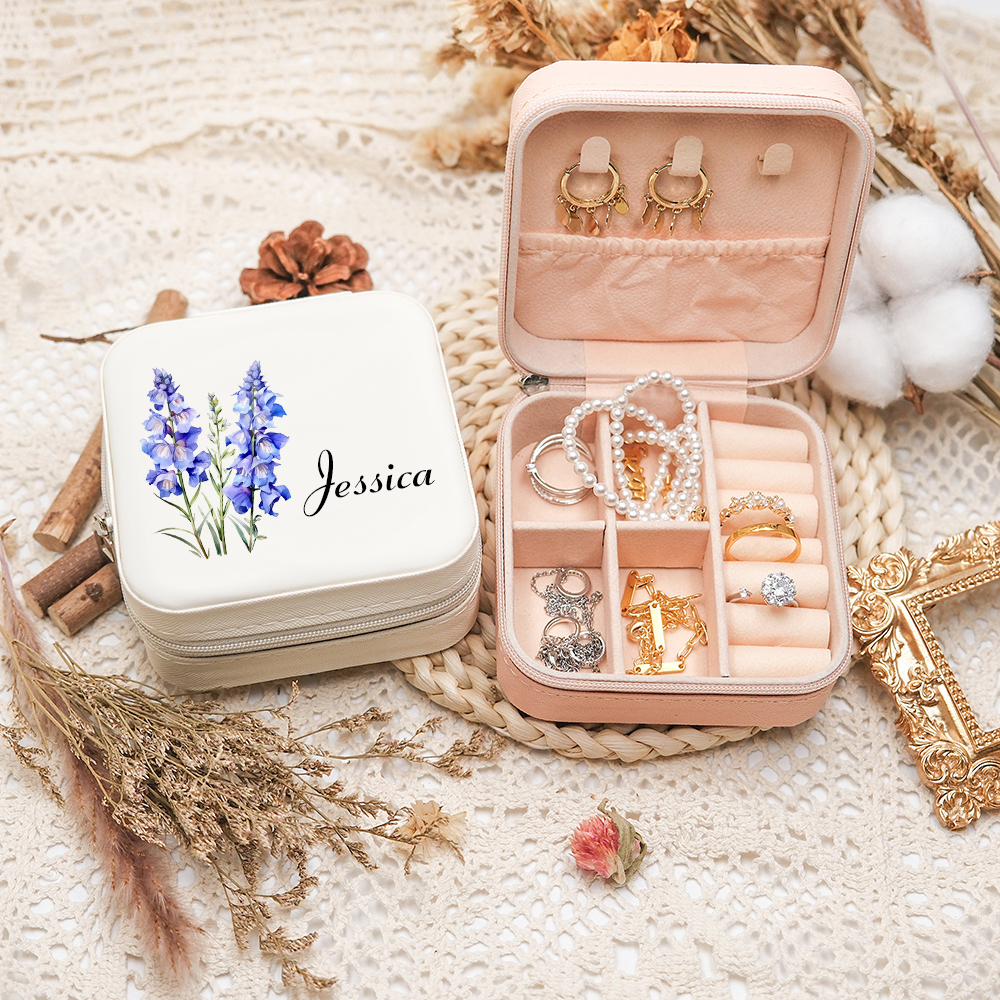 Customized name jewelry box, p - Body Jewelry Organizer reseña y precio