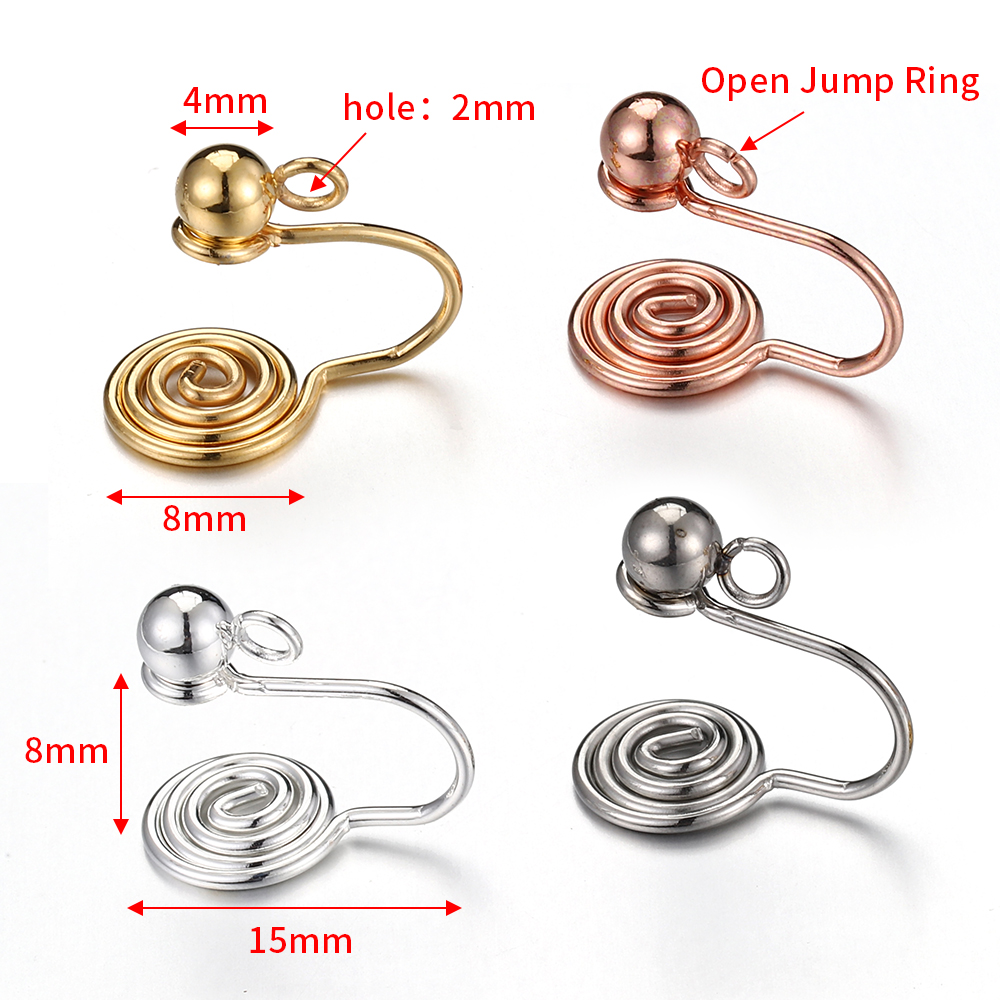 10pcs Stainless Steel Ear Clip - Body Jewelry reseña y precio