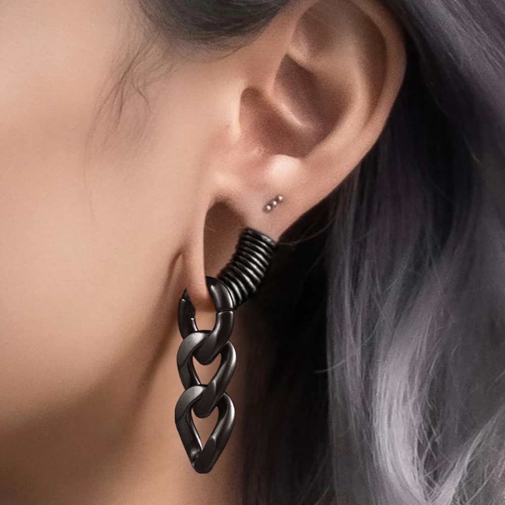 Casvort 2PCS 4mm 6G Chain Ear  - Body Jewelry Hangers reseña y precio