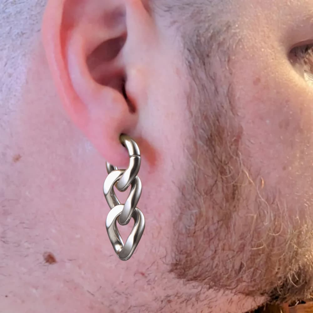 Casvort 2PCS 4mm 6G Chain Ear  - Body Jewelry Hangers reseña y precio