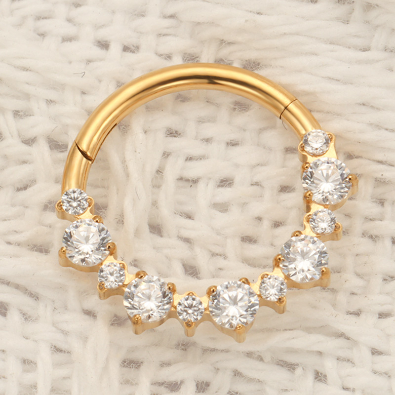 ASTM F136 TItanium Daith Click - Zoor Body Jewelry reseña y precio