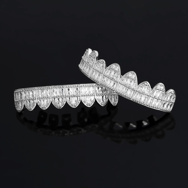 Hiphop Iced Out T Square Zirco - Body Jewelry Real Gold reseña y precio