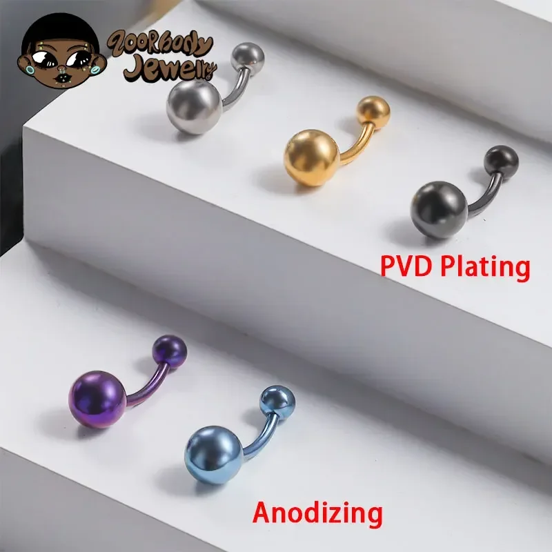 F136 Titanium Pierced Navel Ri - Zoor Body Jewelry reseña y precio