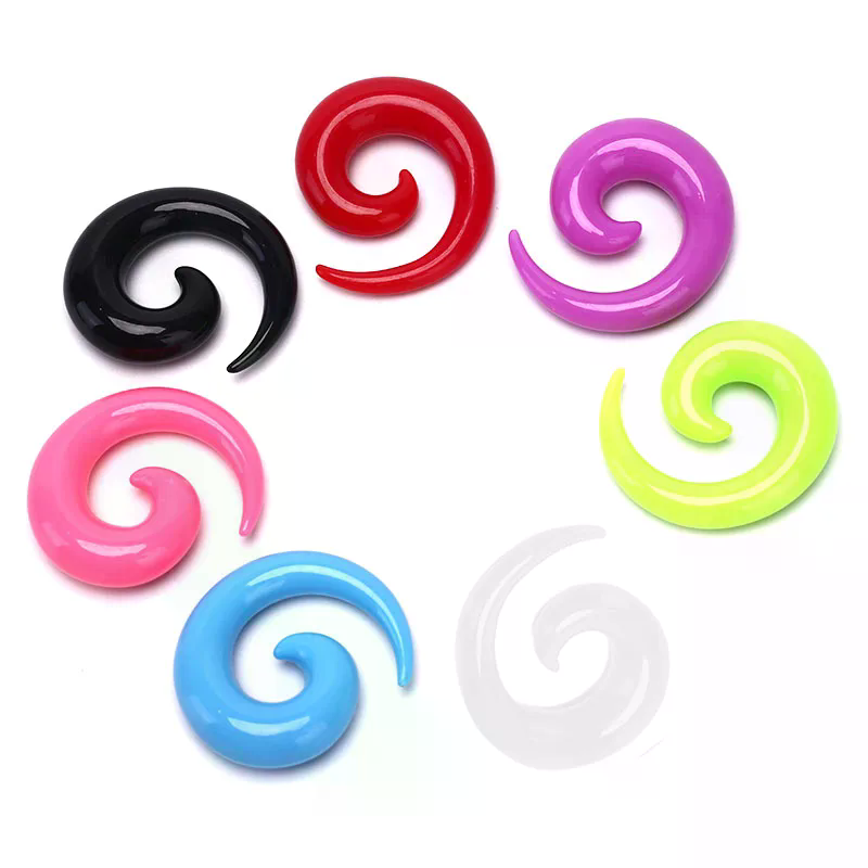 16PCS /set Spiral Taper Flesh  - Qualiti Body Jewelry reseña y precio