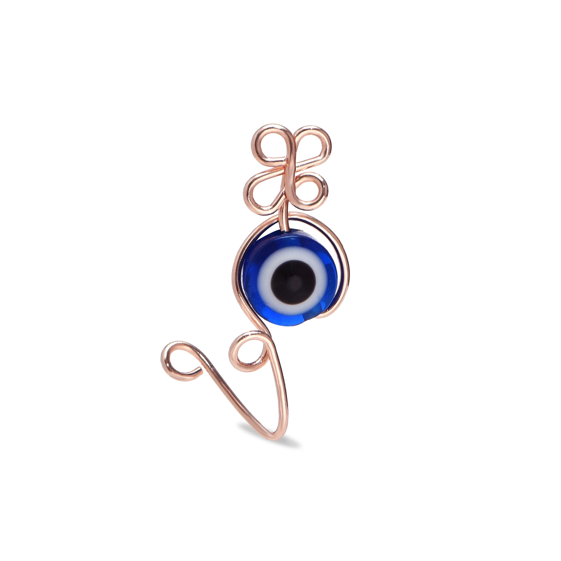 Evil Eye Nose Ring Handmade Co - Body Jewelry Real Gold reseña y precio
