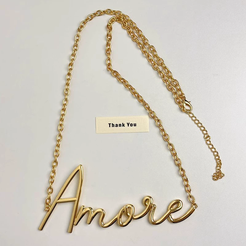 2025 New Retro Gold Letter Wai - Body Jewelry reseña y precio