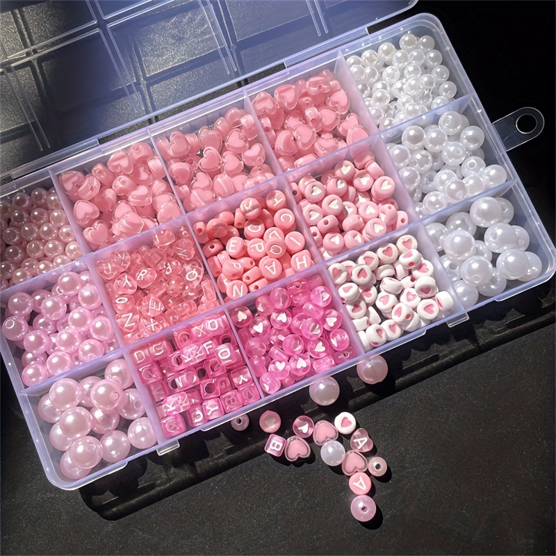 10-piece pink alphabet box, ac - Body Jewelry Organizer reseña y precio