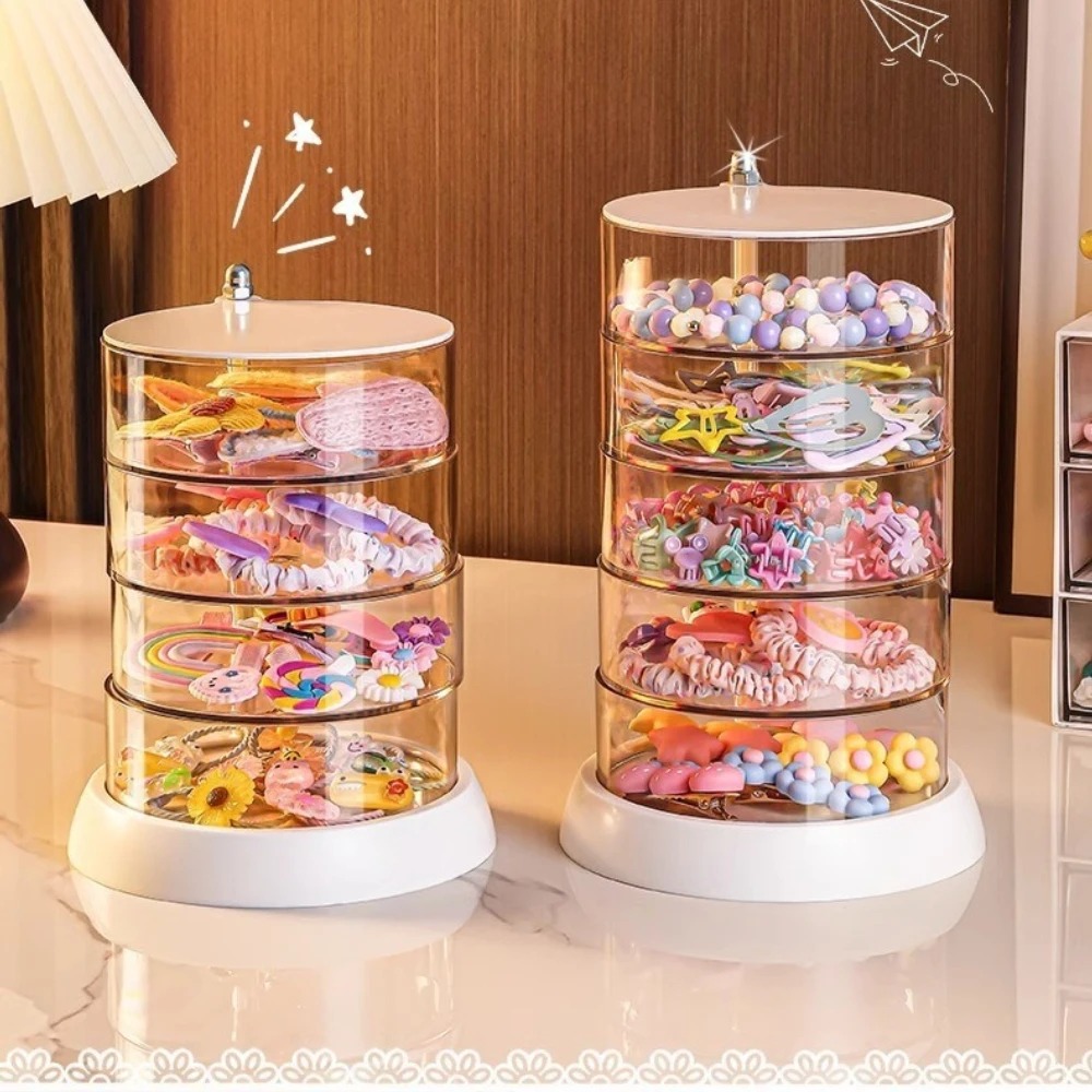 360 Rotating Clear Hair Access - Body Jewelry Organizer reseña y precio