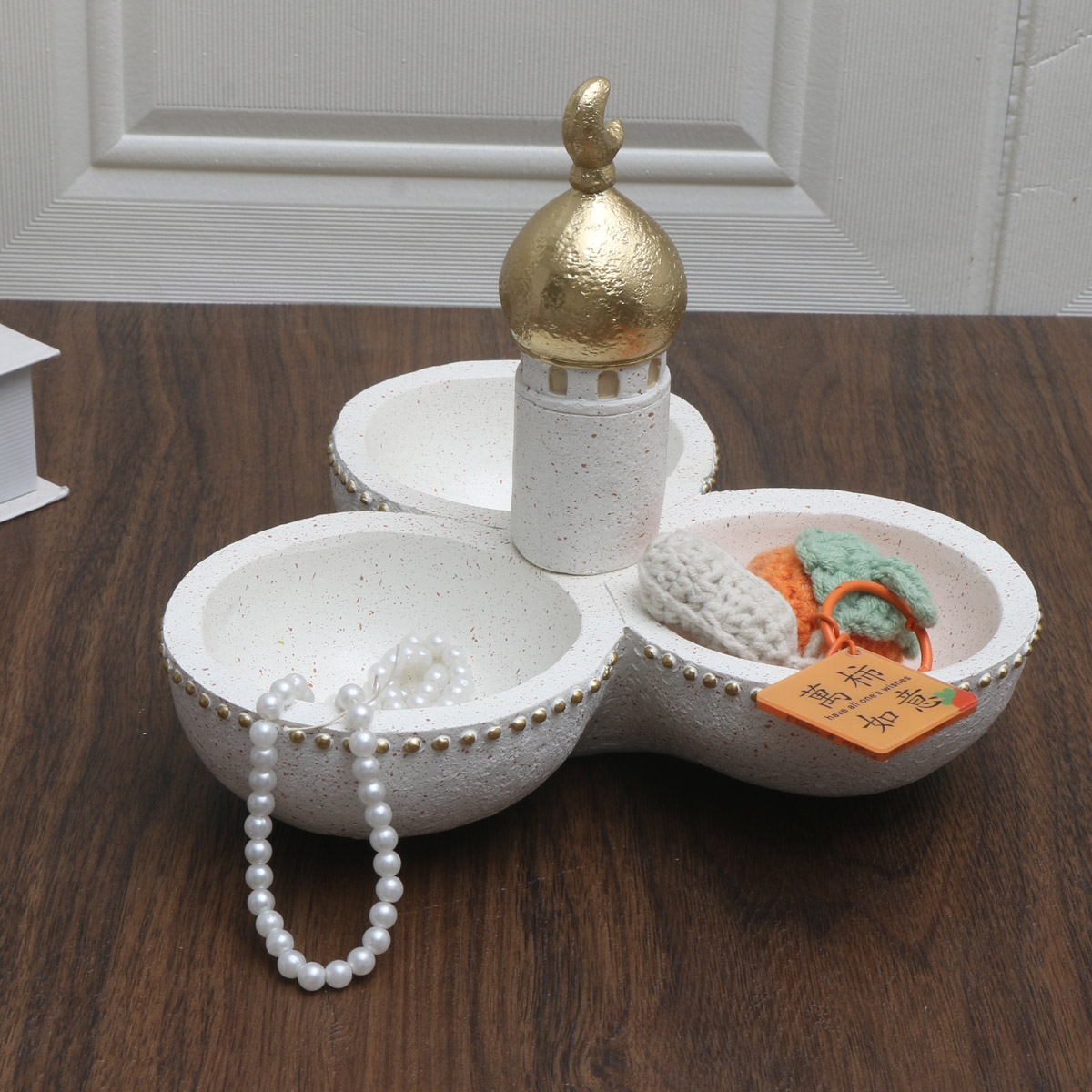 1 PC Ramadan Muslim Kaaba Dome - Body Jewelry Organizer reseña y precio