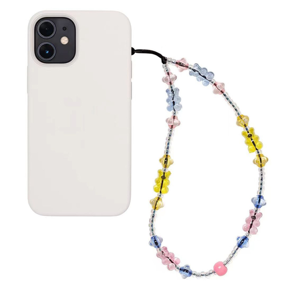 Cute Bear Charm Phone Chain Cl - Body Jewelry Wholesale reseña y precio