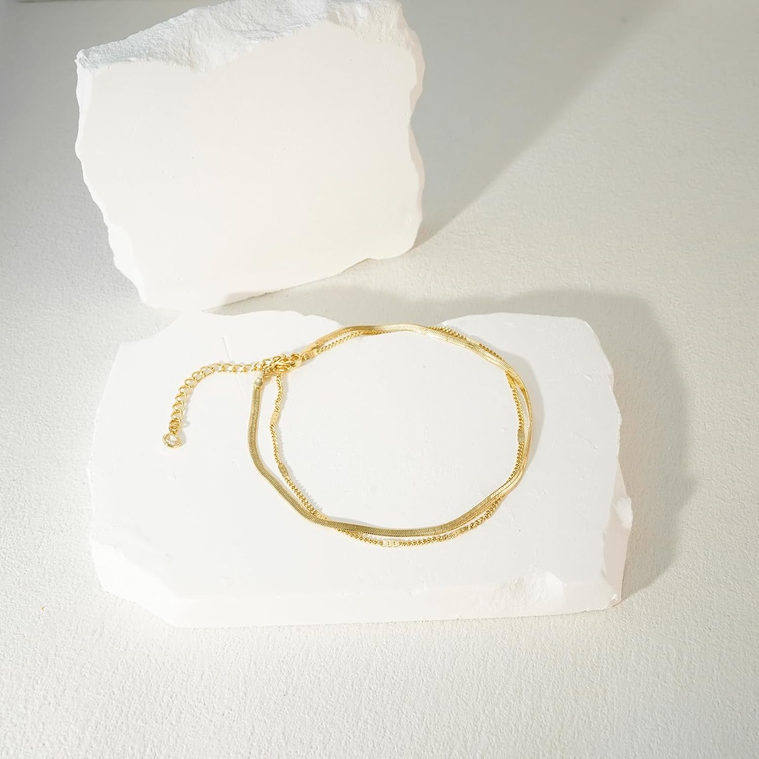 Ankle Bracelets for Women 14k  - Body Jewelry Real Gold reseña y precio