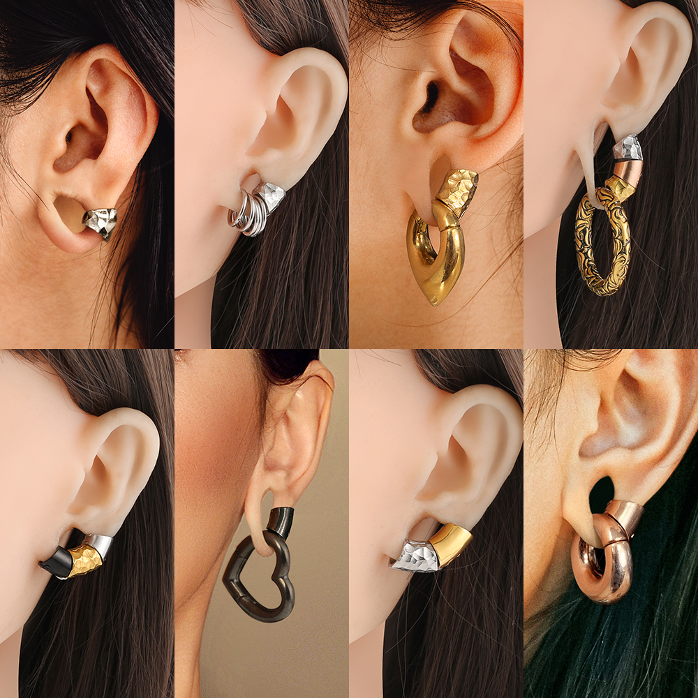 Giga 1/2Pcs Hammered Ear Weigh - Body Jewelry Hangers reseña y precio