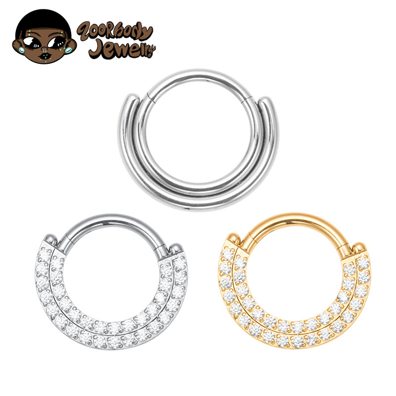 ASTM F136 Titanium Clicker Sep - Zoor Body Jewelry reseña y precio