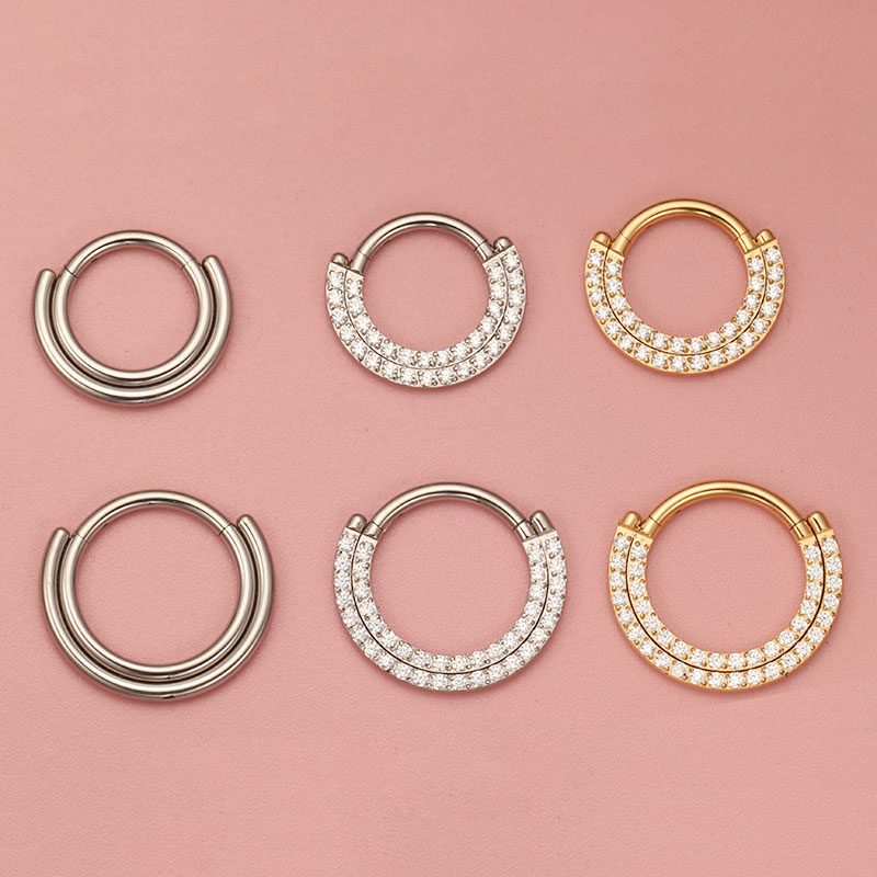 ASTM F136 Titanium Clicker Sep - Zoor Body Jewelry reseña y precio