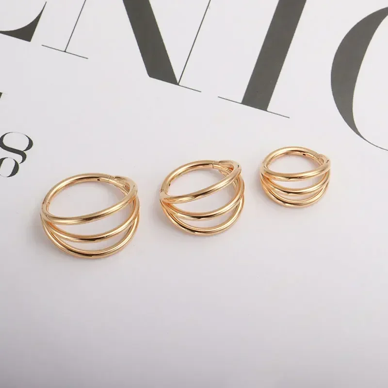 ASTM F136 Titanium 3 Layer Hin - Zoor Body Jewelry reseña y precio