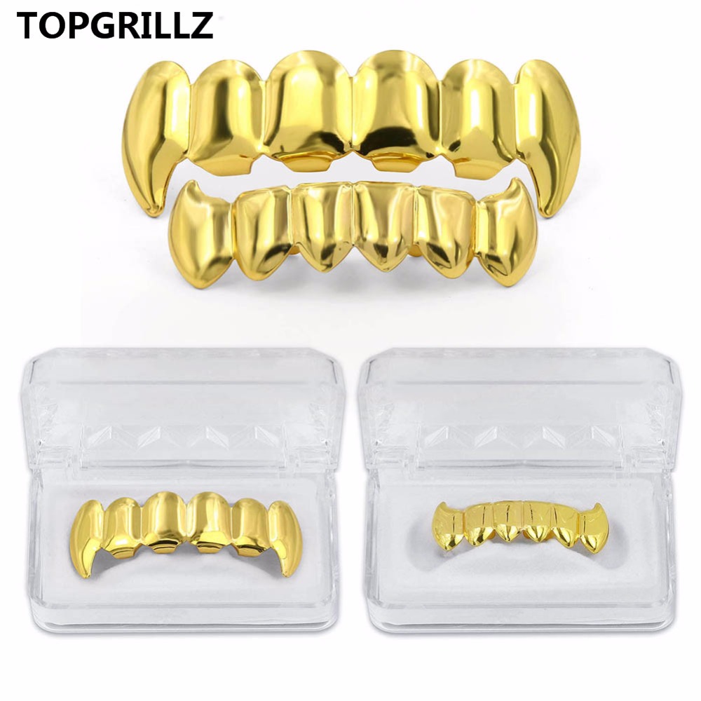 TOPGRILLZ Gold Silver Plated H - Body Jewelry Real Gold reseña y precio