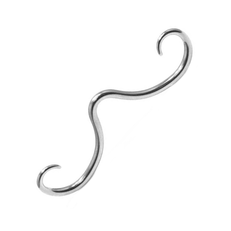 Stainless Steel Septum Mustach - Body Jewelry Hangers reseña y precio