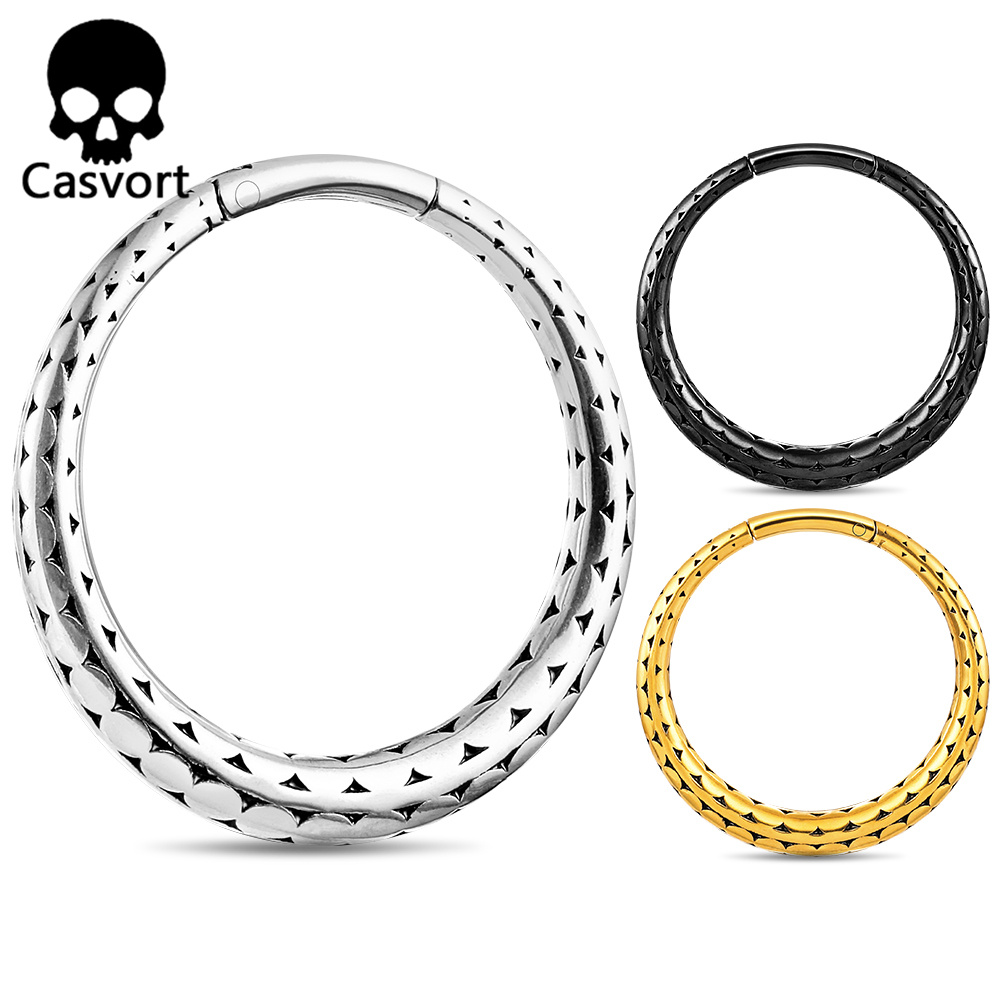 Casvort 2PCS 316 Stainless Ste - Body Jewelry Hangers reseña y precio