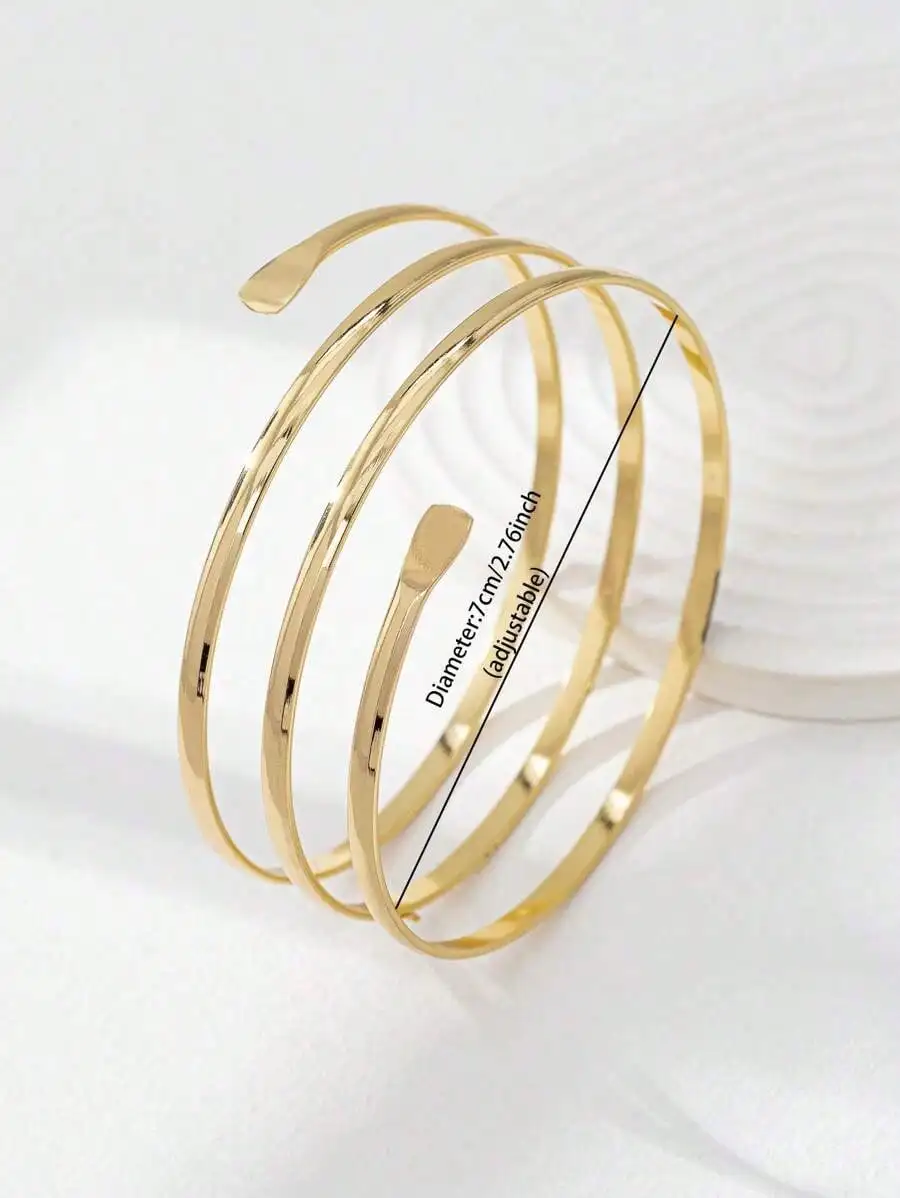 1pc Women Metal Wire Armband,  - Body Jewelry reseña y precio