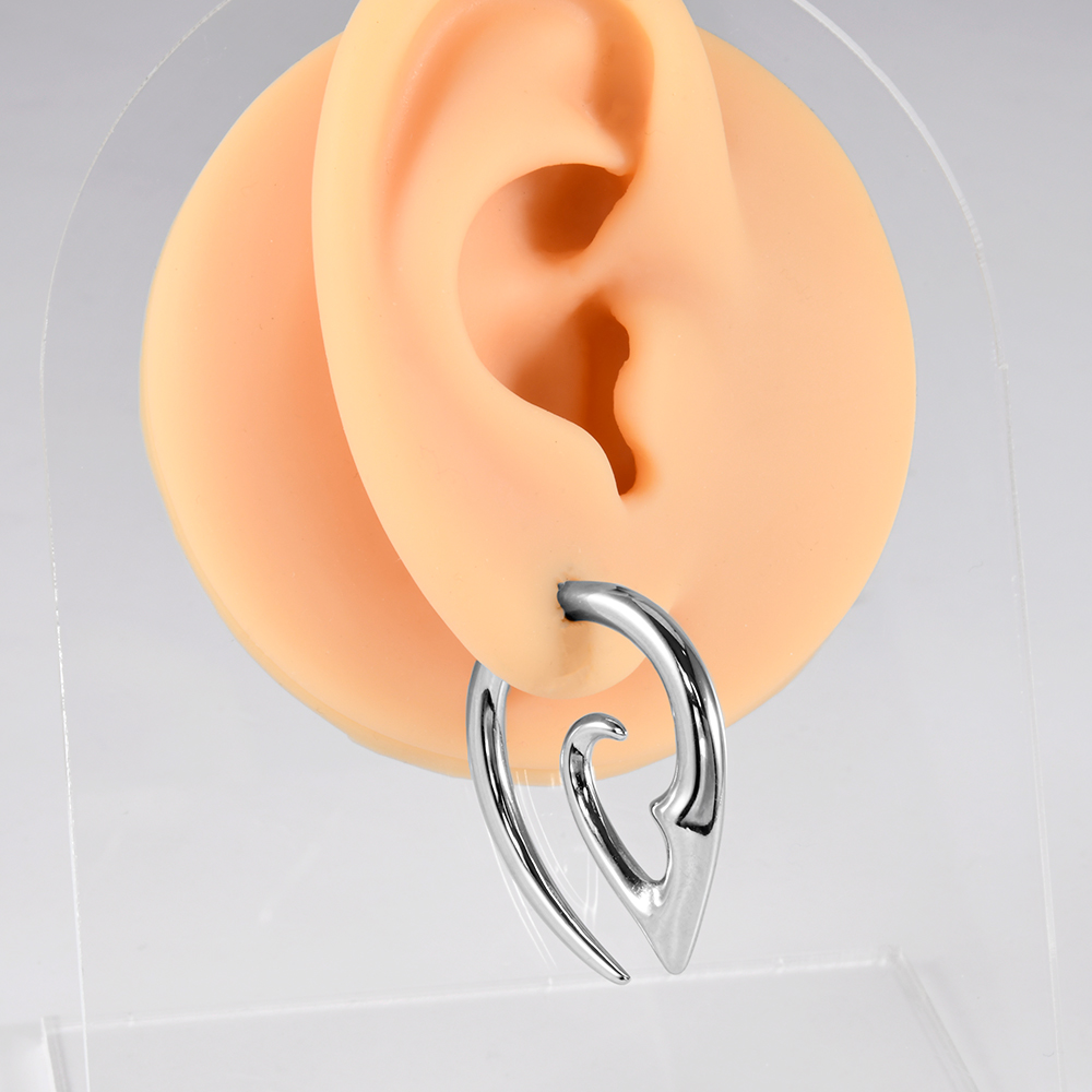 1PC Stainless Steel Silvery Ha - Body Jewelry Hangers reseña y precio
