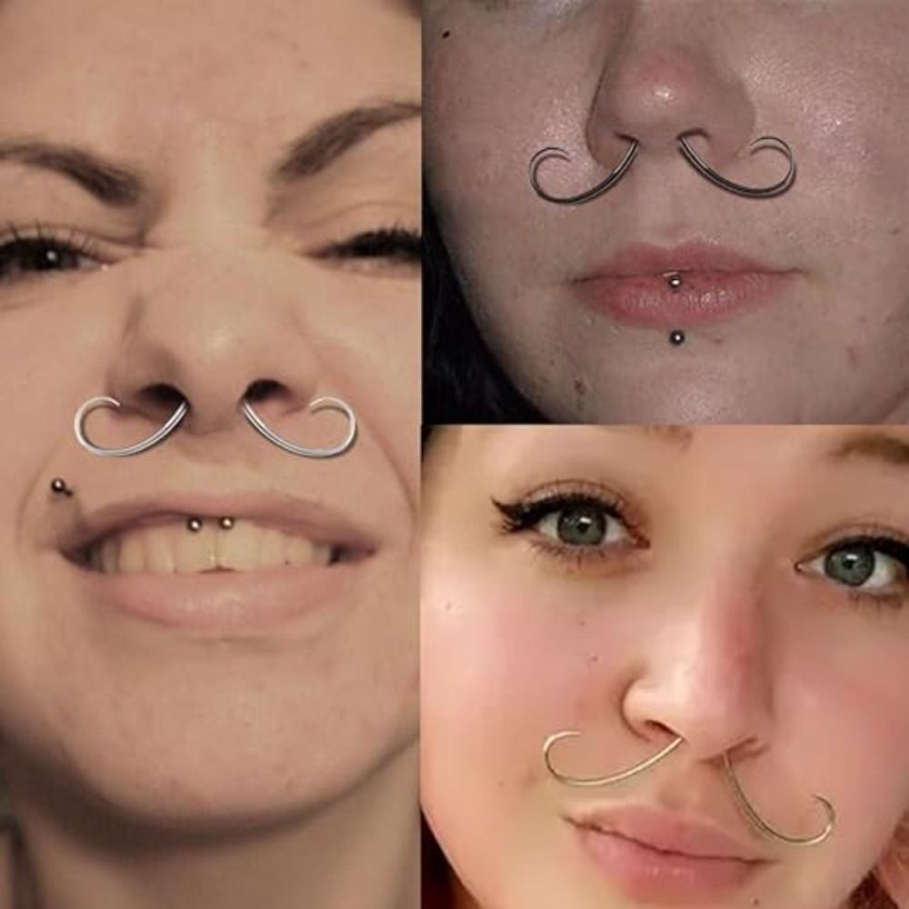 Piercing Jewelry Mustache Sept - Body Jewelry Hangers reseña y precio