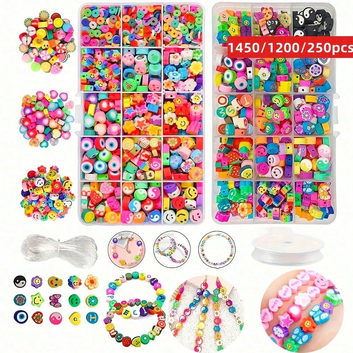 1450/1200/250pcs Polymer Clay  - Body Jewelry Organizer reseña y precio