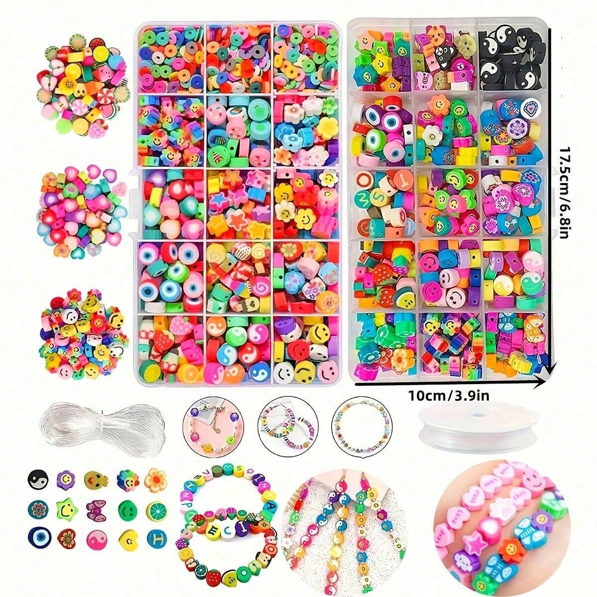 1450/1200/250pcs Polymer Clay  - Body Jewelry Organizer reseña y precio