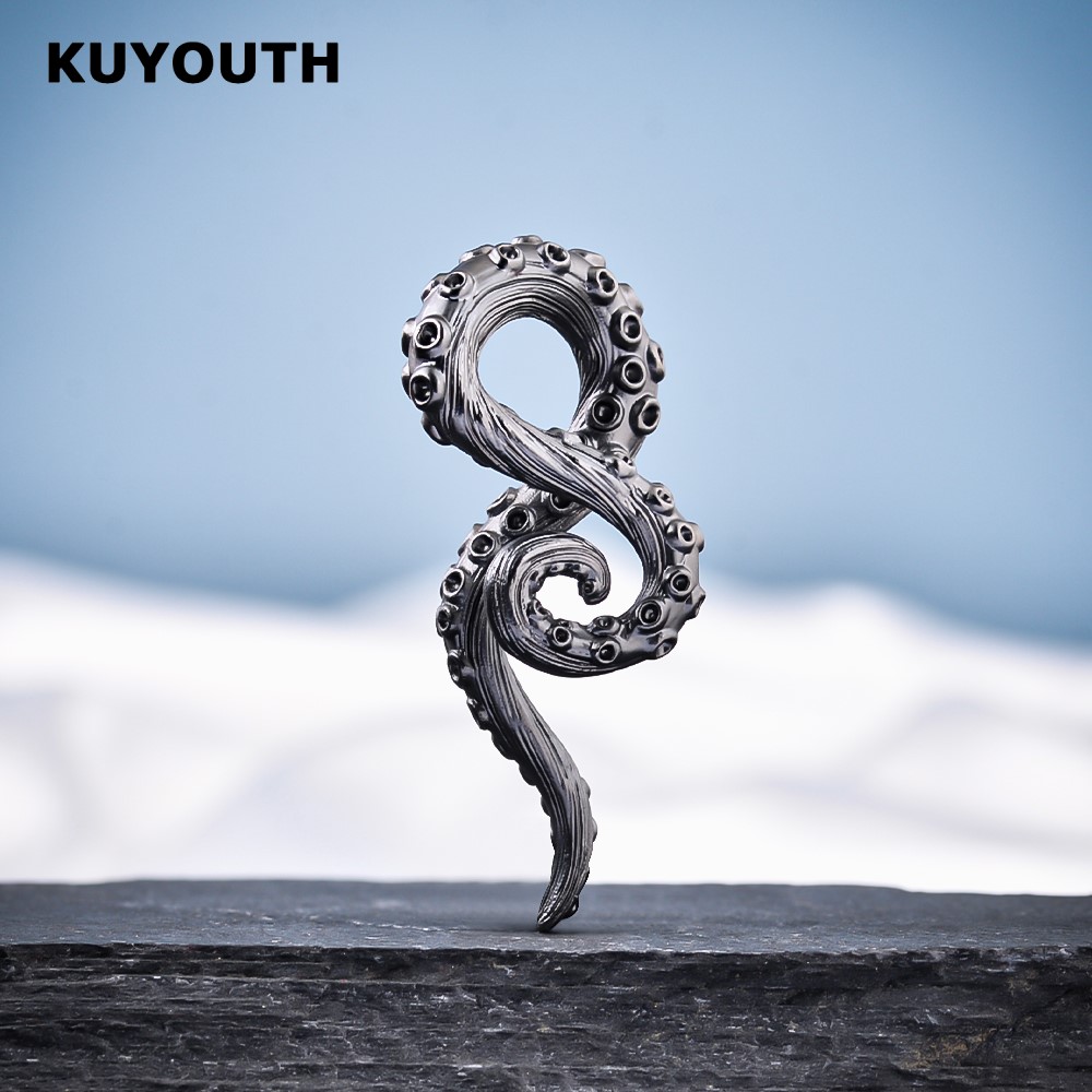 ​KUYOUTH Popular Copper Octopu - Body Jewelry Hangers reseña y precio