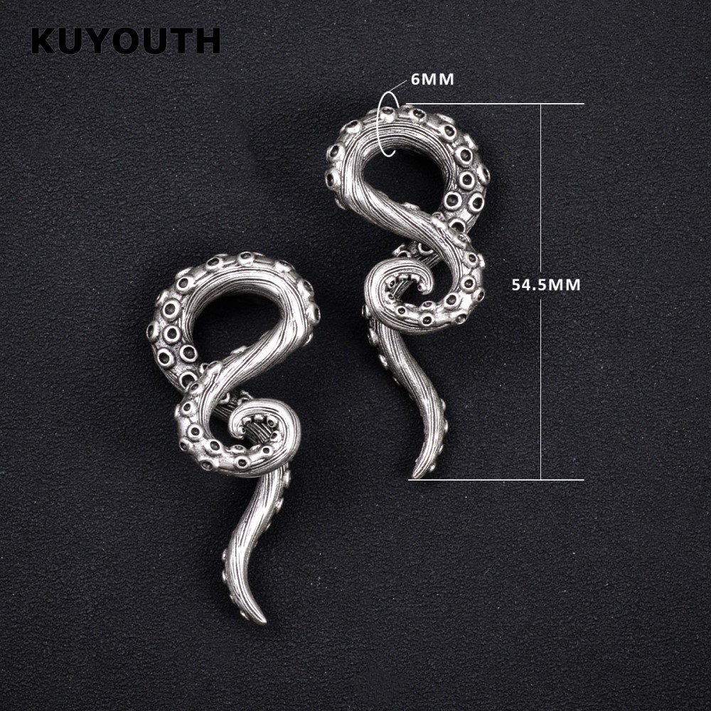 ​KUYOUTH Popular Copper Octopu - Body Jewelry Hangers reseña y precio