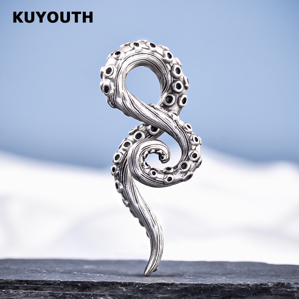 ​KUYOUTH Popular Copper Octopu - Body Jewelry Hangers reseña y precio