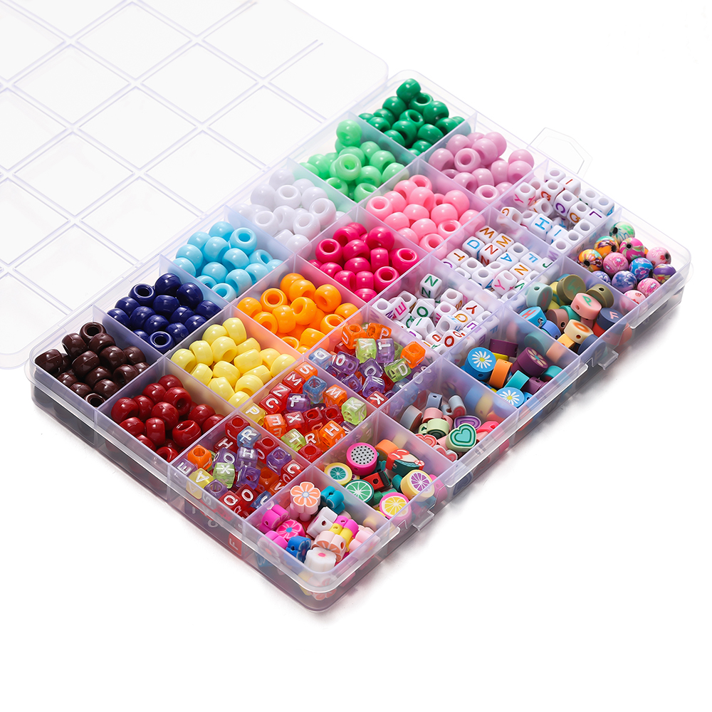 680pcs/Box Colorful Acrylic Po - Body Jewelry Organizer reseña y precio