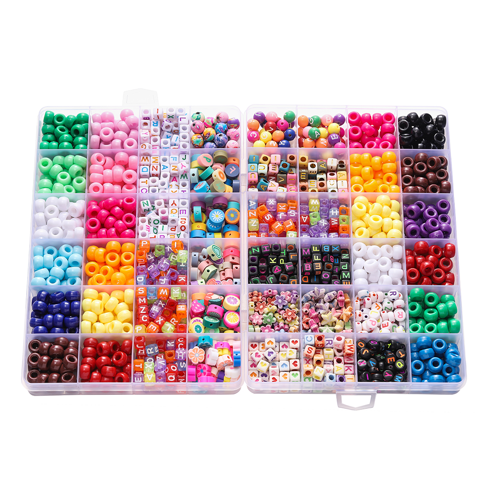 680pcs/Box Colorful Acrylic Po - Body Jewelry Organizer reseña y precio