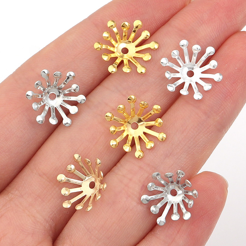 100Pcs Diameter 13MM Gold Colo - Body Jewelry Wholesale reseña y precio