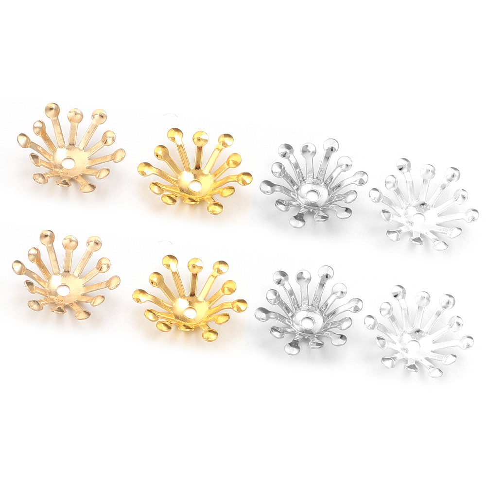 100Pcs Diameter 13MM Gold Colo - Body Jewelry Wholesale reseña y precio