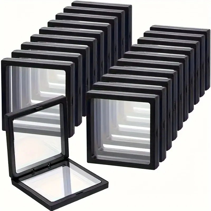 20Pcs Clearview 3D Floating Di - Body Jewelry Organizer reseña y precio