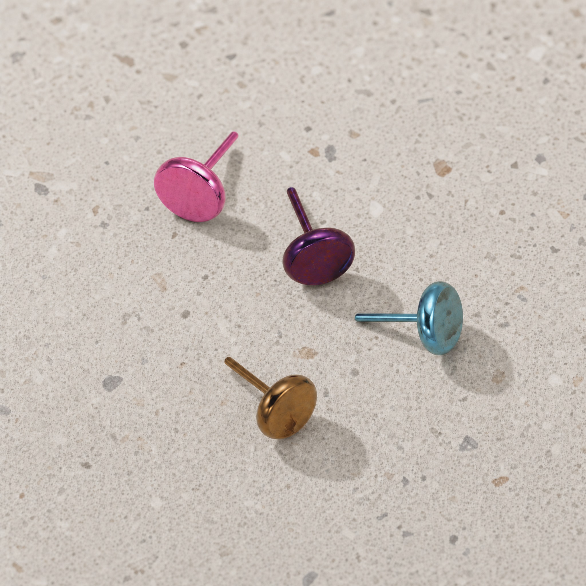 10pcs ASTM F136 Titanium Push  - Zoor Body Jewelry reseña y precio