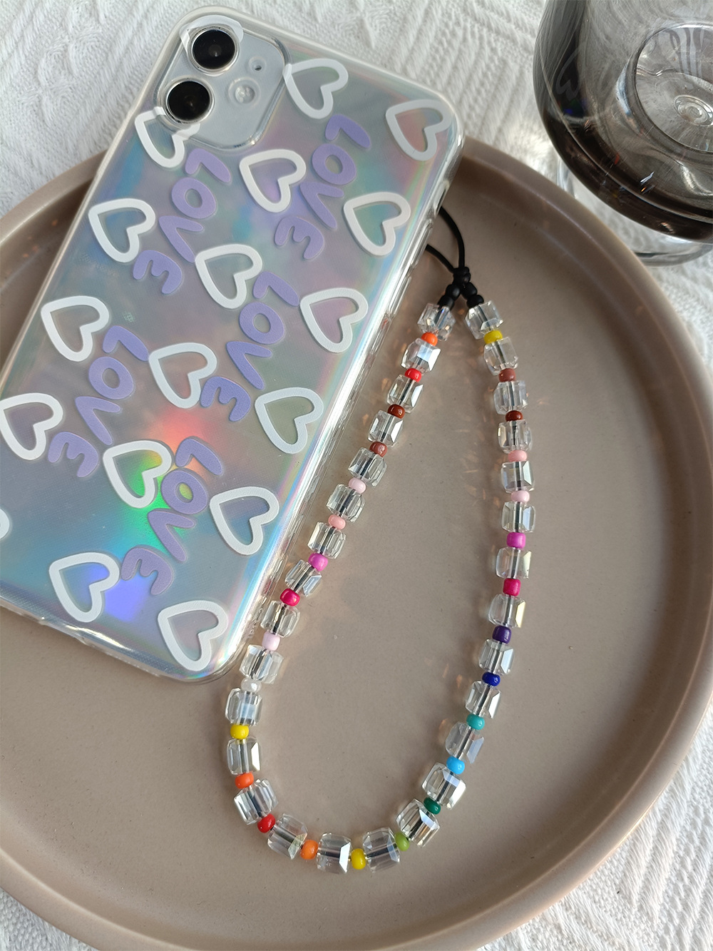 Kpop Phone Charm Clear Crystal - Body Jewelry Wholesale reseña y precio