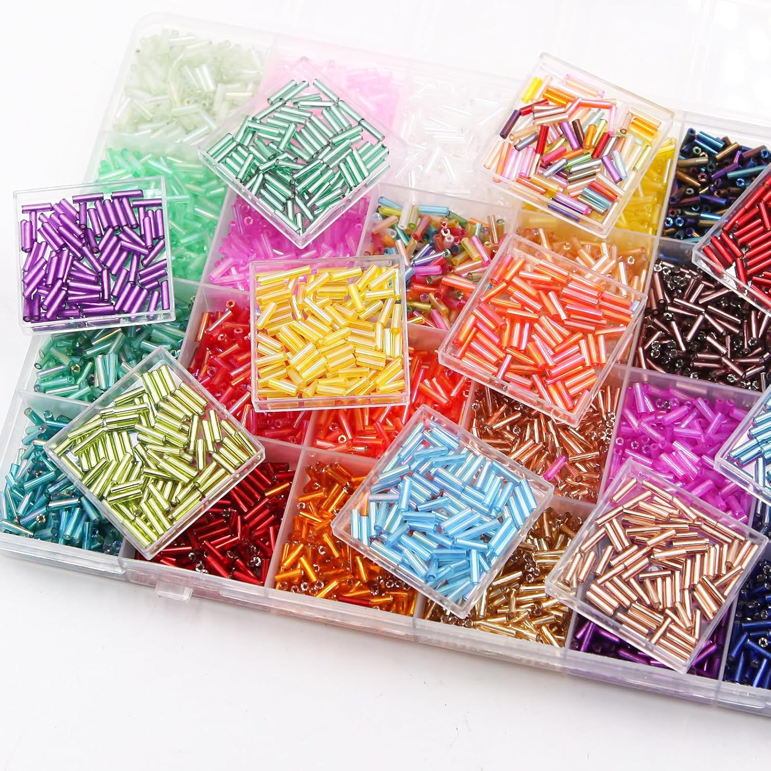 About 6720Pcs/Box 7mm 28 Color - Body Jewelry Organizer reseña y precio