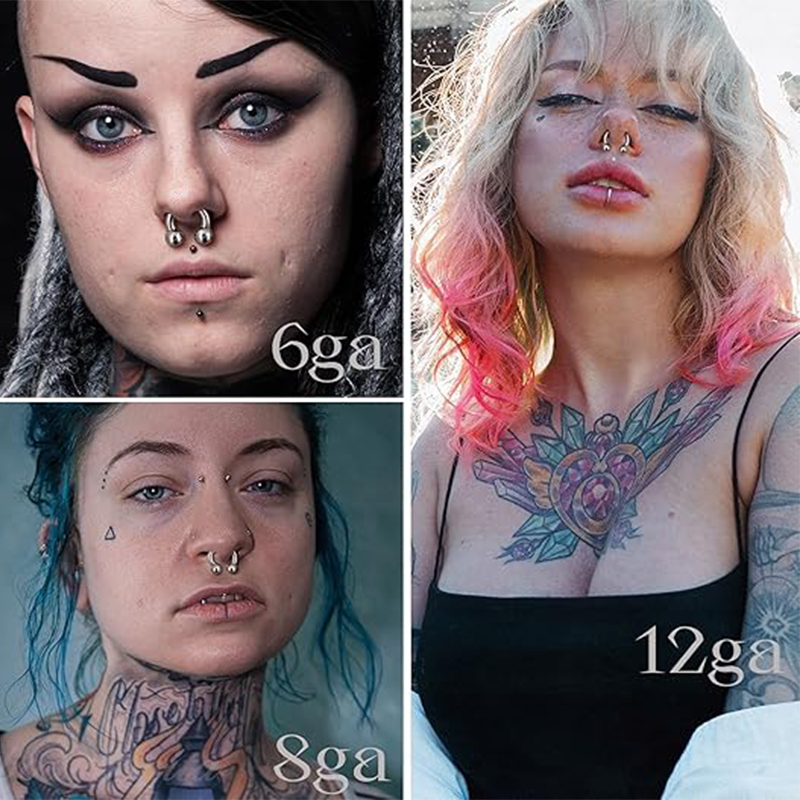 1PC 18G-00G Large Gauge Stainl - Body Jewelry Hangers reseña y precio