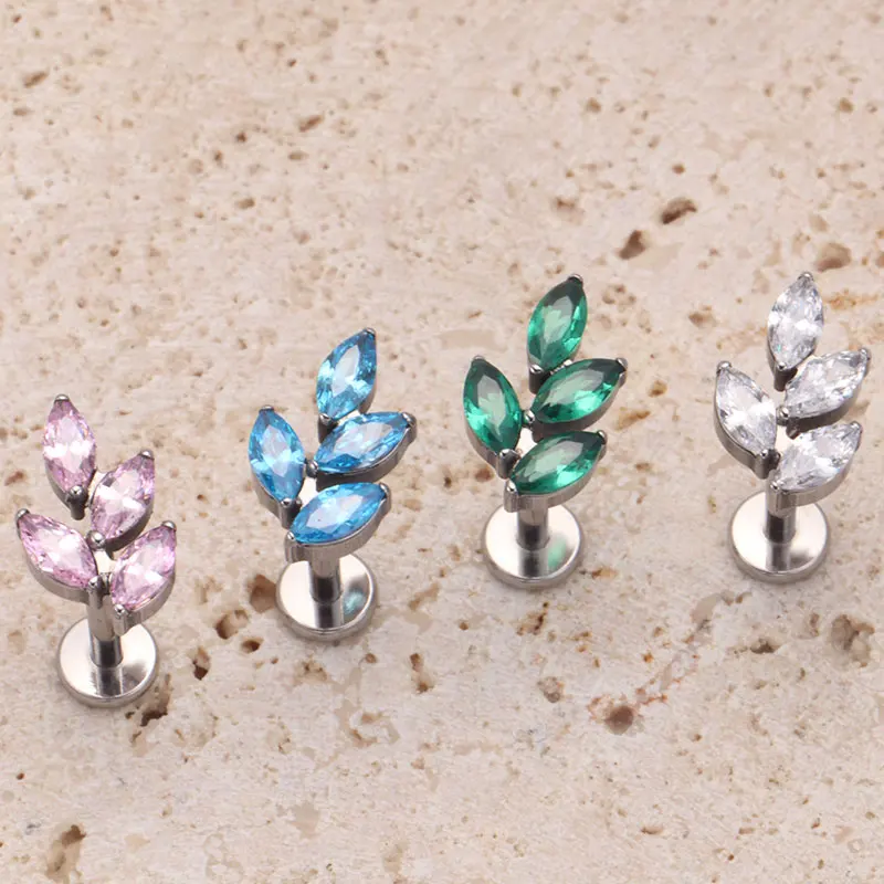 G23 Titanium Gem CZ Ear Conch  - Zoor Body Jewelry reseña y precio