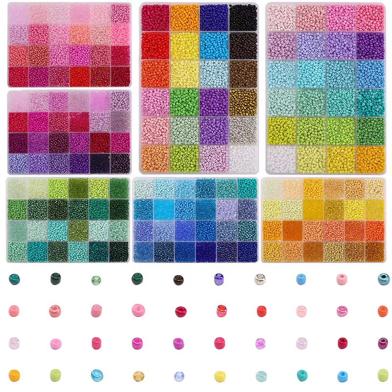 About 5200Pcs24 Grid Rice Bead - Body Jewelry Organizer reseña y precio